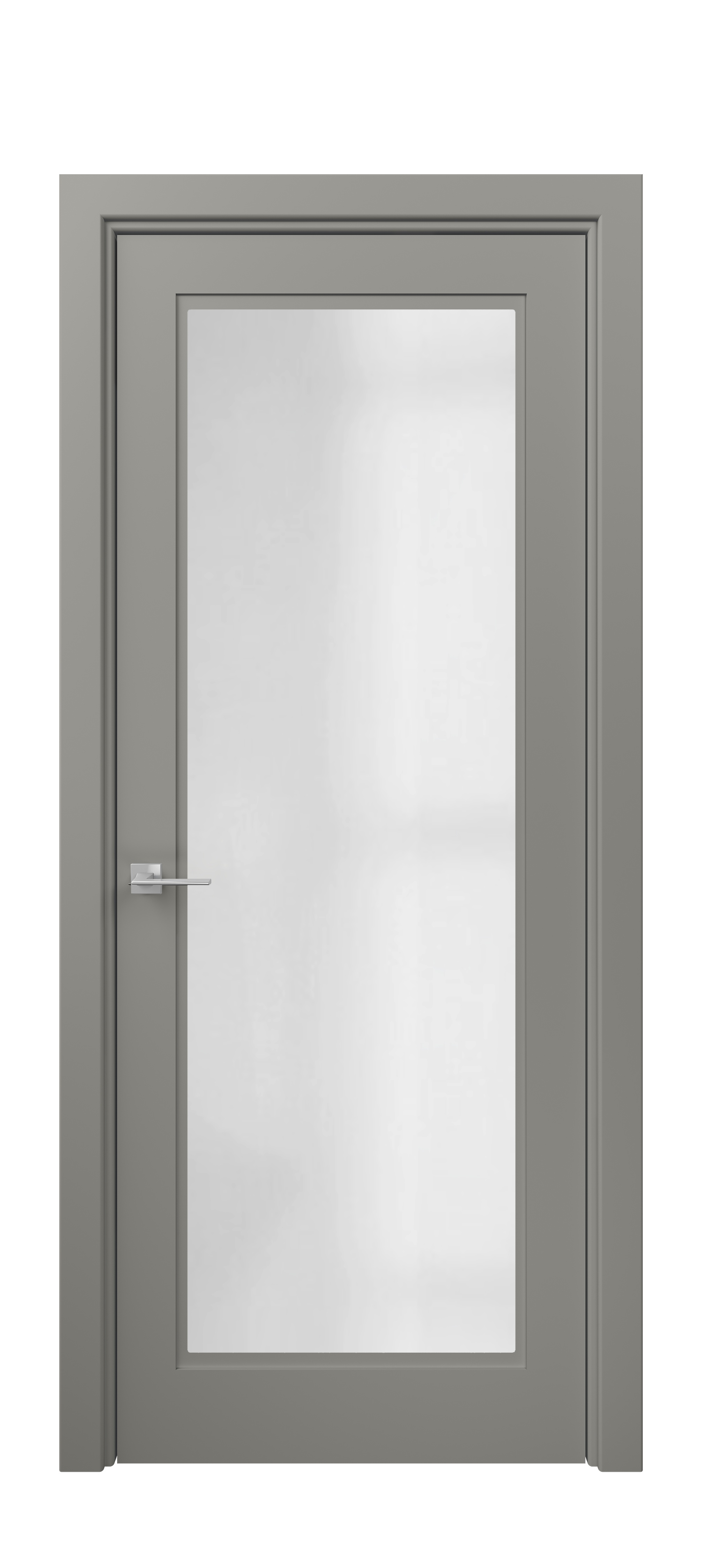 Дверь UN01V Taupe Стекло матовое эмаль Unica Океан