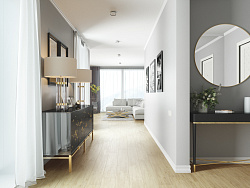 ПВХ-плитка клеевая Дуб Сайма Mild Tile Decoria JW 101
