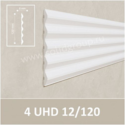 3D Стеновая панель под покраску 4 UHD 12/120 UHD POLYMER Solid