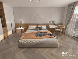 SPC - ламинат замковая Оранжевый цветок Authentic Floorwood AM 1506-2