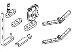 Комплект для дверей SLIDING SET 1133-1137 ХРОМ Morelli