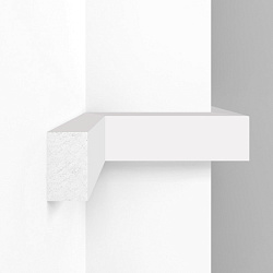 Интерьерная рейка окрашенный D049-115 White Line Decomaster