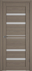 Дверь Atum Pro 26 Brun Oak Стекло белое экошпон Atum Pro ВФД