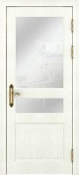 Дверь 40006 Версаль ясень перламутр стекло Uberture