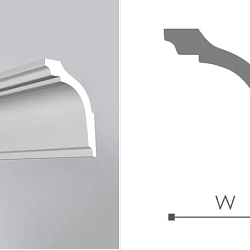 Карниз под покраску GT1 NOMASTYL® NMC