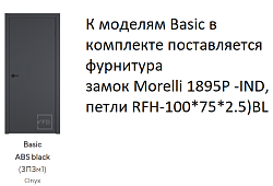 Дверь Basic Onyx Глухая экошпон Basic ВФД