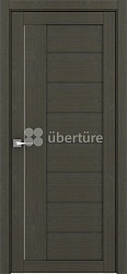 Дверь 2110 велюр шоко Стекло матовое ПВХ Light Uberture, 600мм.