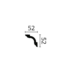 Карниз под покраску WT5 WALLSTYL® NMC