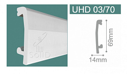 Плинтус под покраску 1 UHD 03/70 C Solid