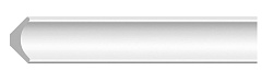 Плинтус потолочный под покраску D133 Decomaster