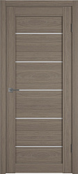 Дверь Atum Pro 27 Brun Oak Стекло белое экошпон Atum Pro ВФД