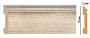 Плинтус окрашенный D005-72 ECO LINE Decomaster