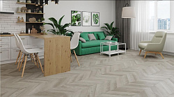 SPC-ламинат замковая Дуб Фантазия Chevron ALPINE FLOOR ЕСО 18-1