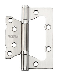 Петля 100X75X2.5 BUT  ХРОМ матовый Adden Bau