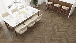 ПВХ-плитка клеевая Дуб Насыщенный Chevron LVT ALPINE FLOOR ECO 20-4