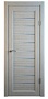 Дверь Дольче дуб грей Стекло белое экошпон HI-Tech MartDoors