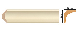 Плинтус потолочный окрашенный D133-61 Decomaster