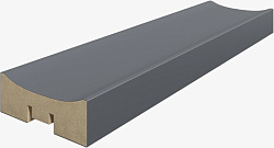 Интерьерная рейка окрашенный Планкен Рекесс De luxe Black Lead Stella
