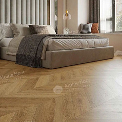 SPC-ламинат замковая Дуб Буна Chevron ALPINE FLOOR ЕСО 18-15