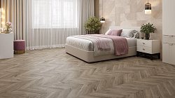 ПВХ-плитка клеевая Дуб Натуральный отбеленный Chevron LVT ALPINE FLOOR ECO 20-3