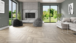 SPC - ламинат замковая Дуб Натуральный Отбеленный Premium Parquet ABA Alpine Floor ECO 19-5