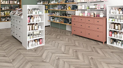 ПВХ-плитка клеевая Дуб Исида Chevron LVT ALPINE FLOOR ECO 20-8