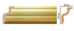 Плинтус потолочный окрашенный D148-374 Decomaster