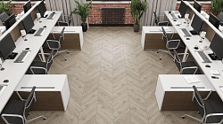 ПВХ-плитка клеевая Карите Chevron LVT ALPINE FLOOR ECO 20-11