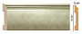 Плинтус окрашенный D005-373 ECO LINE Decomaster