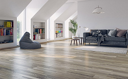 Паркетная доска ЯСЕНЬ LIVING WHITE MATT Classic Polarwood