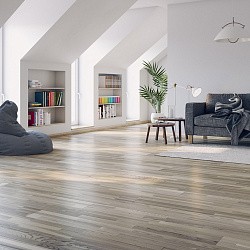 Паркетная доска ЯСЕНЬ LIVING WHITE MATT Classic Polarwood