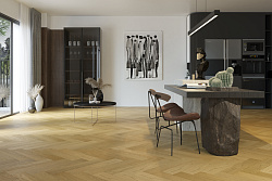 SPC-ламинат замковая Дуб Медовый Раф Английская елка QUARTZ PARQUET 33-463