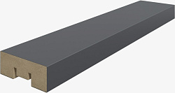 Интерьерная рейка окрашенный Планкен De luxe Black Lead Stella