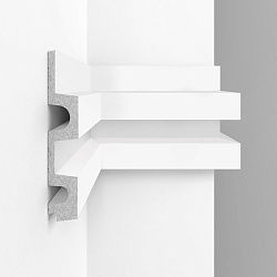 3D Стеновая панель окрашенный D302-115 White Line Decomaster
