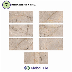 Керамогранит Alcarz Серый GT1206011001MCR GLOBAL TILE