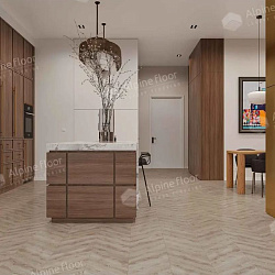 SPC-ламинат замковая Гикори Chevron ALPINE FLOOR ЕСО 18-21