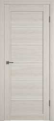 Дверь Atum Pro 28 Scansom Oak Стекло белое экошпон Atum Pro ВФД