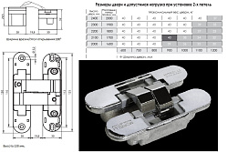 Петля HH-3 ХРОМ Morelli