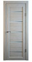 Дверь Бьянка дуб грей Стекло белое экошпон HI-Tech MartDoors