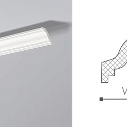 Карниз под покраску WT6 WALLSTYL® NMC