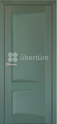 Дверь ПДГ102 бархат зелёный Глухая Soft-Touch Perfecto Uberture