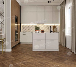 SPC-ламинат замковая Дуб Коричневый Chevron ALPINE FLOOR ЕСО 18-13