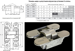 Петля HH-4 НИКЕЛЬ матовый Morelli