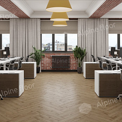 Ламинат Дуб Прованс Herringbone 12 PRO Alpine Floor LF106-07