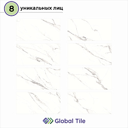 Керамогранит Alfanzo Белый GT1206012003SPR GLOBAL TILE