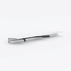 Микроплинтус алюминий Белый матовый Micro 11 mini Laconistiq