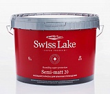 Краска интерьерная Semi-matt База А 9л Swiss Lake