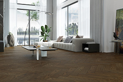 SPC-ламинат замковая Дуб Брауни Английская елка QUARTZ PARQUET 33-413
