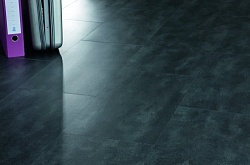 ПВХ-плитка клеевая Черный асфальт Concrete Transform Dryback IVC Moduleo 40986