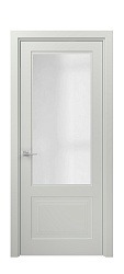 Дверь UN02V silky grey Стекло матовое эмаль Unica Океан